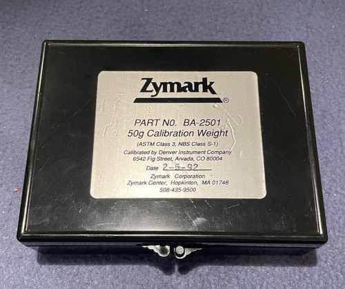 Zymark 50g calibration weight - 50g,